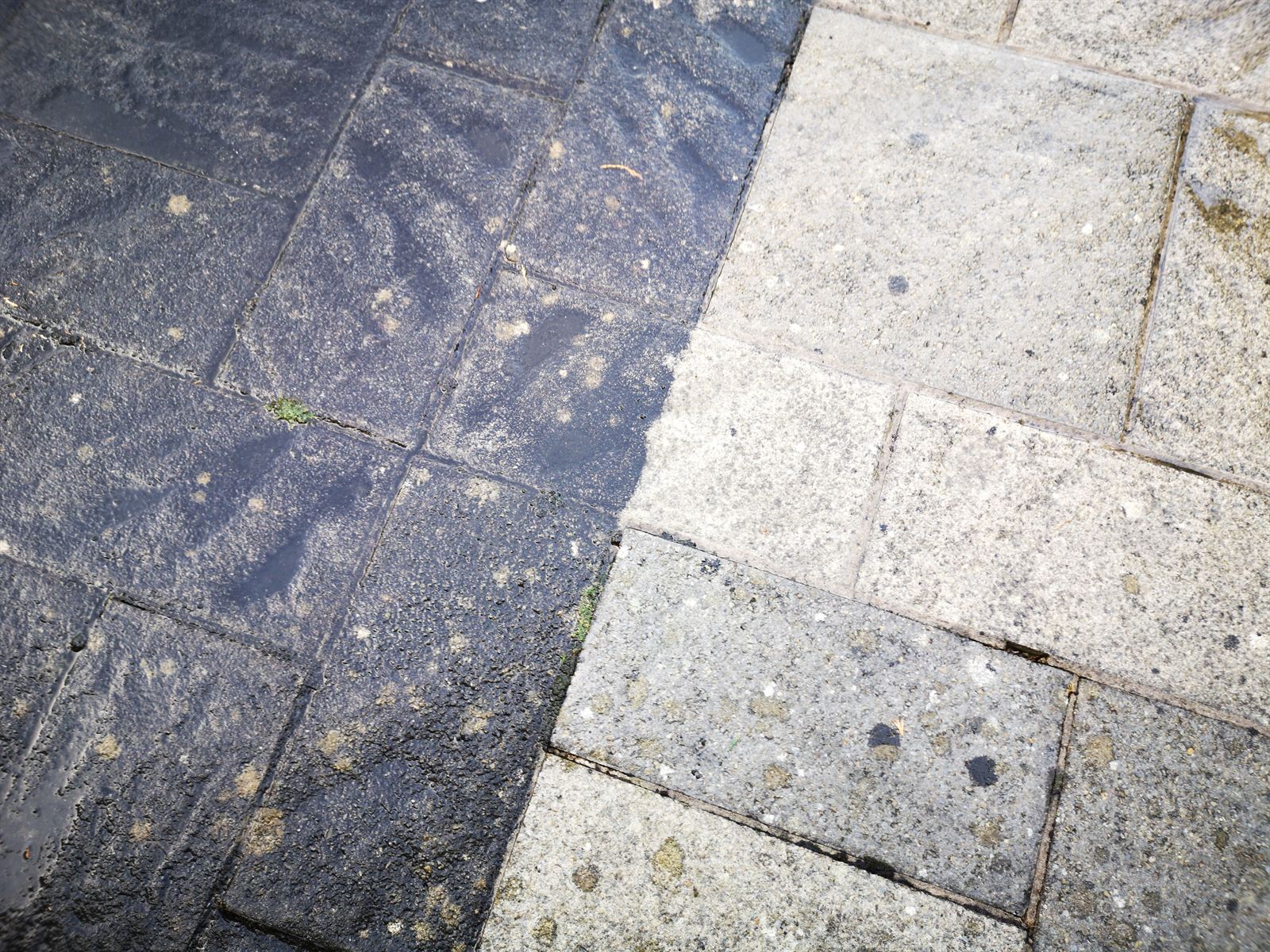 Patio Cleaning by Trade Safe Paving